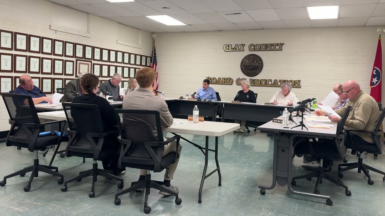 Clay County Schools Board Meeting February 12, 2026