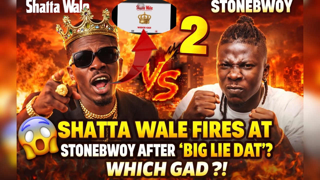 SHATTA WALE FIRES STONEBWOY AGAIN?! 😱 “BIG LIE DAT” TO “WHICH GAD” EXPOSED