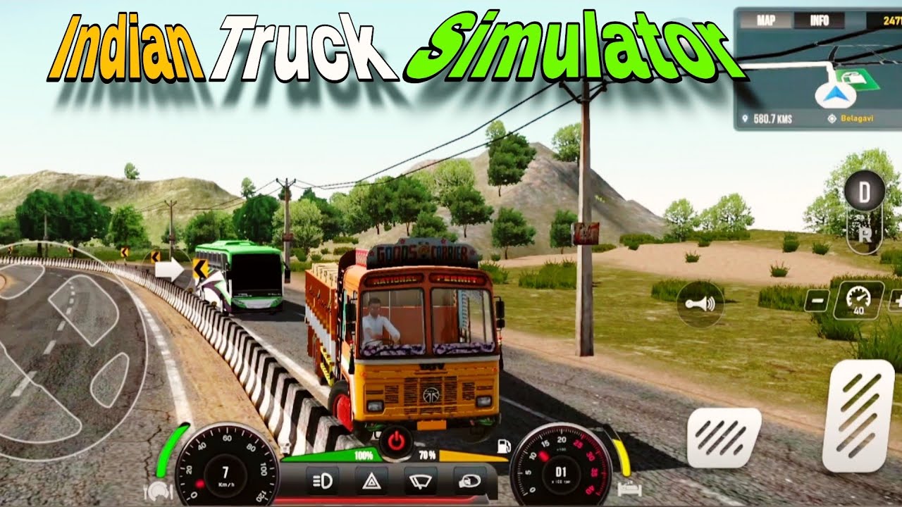 Indian tata company truck simulator gameplay 6804 KGS BELAGAVI TO KANYAKUMARI 27 December 2025