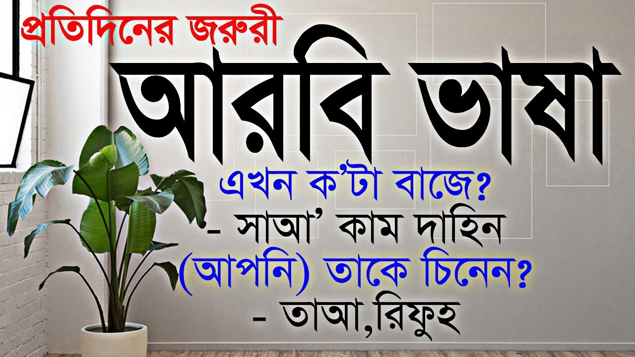 saudi arabia language to bangla || translate bangla to arabic language || arbi shikkha episode