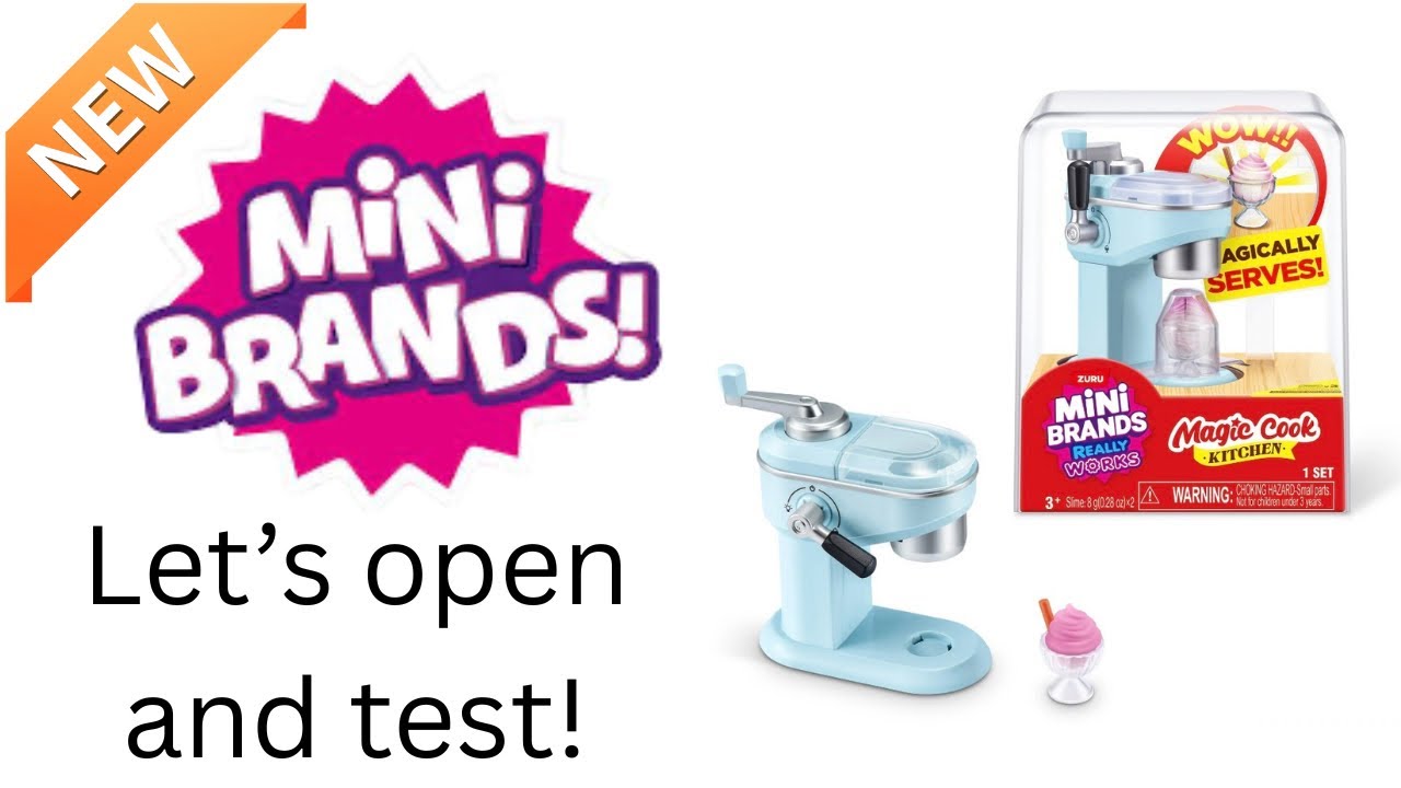 Мини-мороженица Mini Brands Really Works от @ZuruToys @MiniBrands_ZURU #minibrands