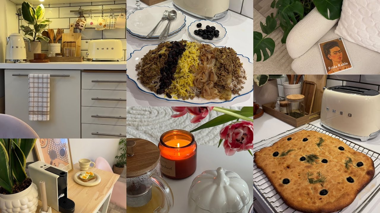 Slow living in Sweden/ Slow time in my kitchen/ Baking Focaccia bread 🥖/ Cozy winter days/ Silent 🫧💫