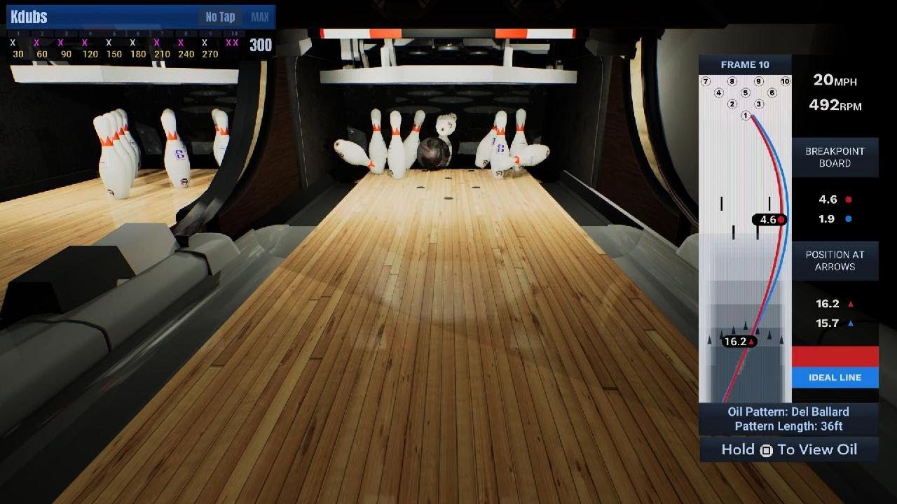 PBA Pro Bowling 2026 No Tap 300 Game