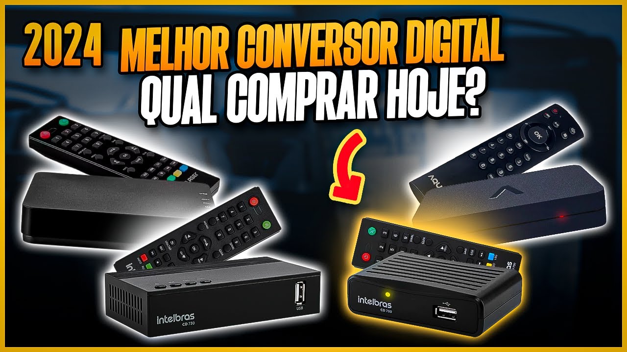 MELHORES CONVERSORES DIGITAIS para Comprar em 2024! 4 Op&ccedil;&otilde;es de Qualidade - Conversor Digital Barato