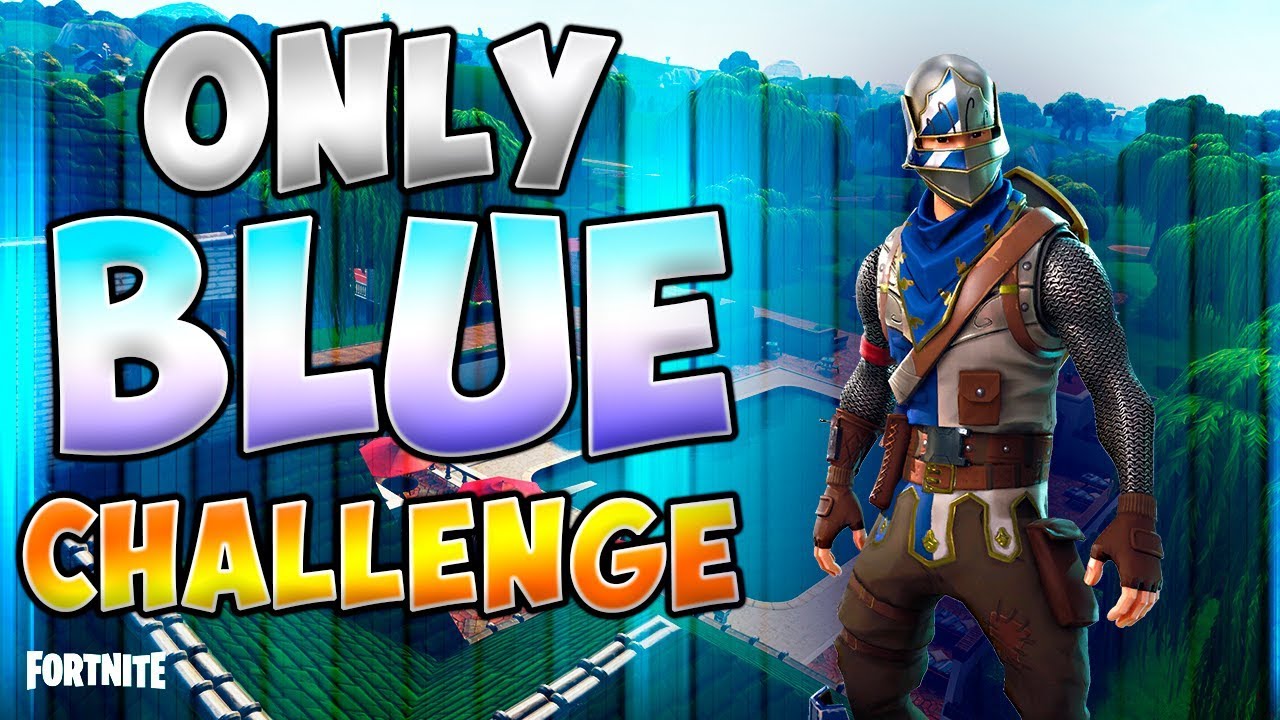Only BLUE Challenge - Fortnite Romania