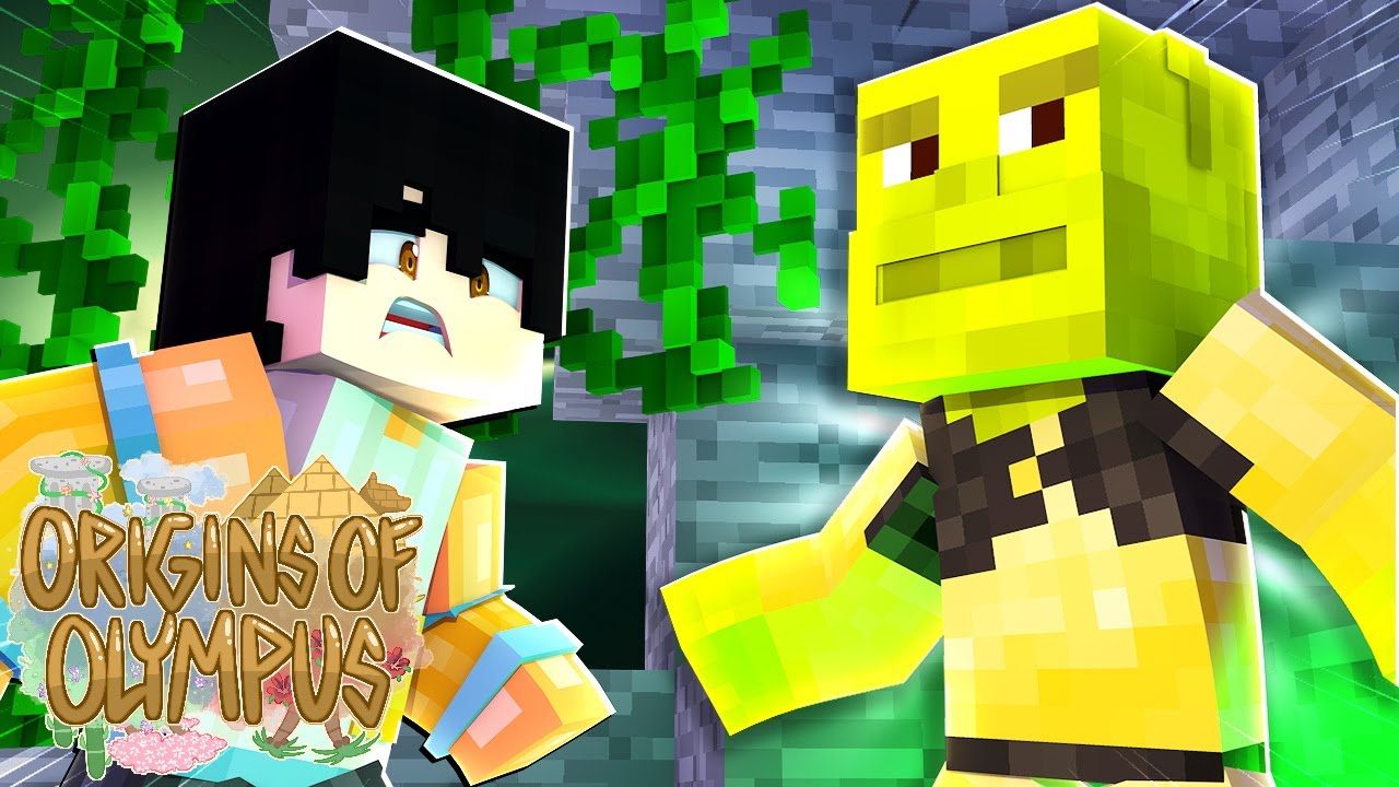 Jakey Turns into Shrek?! | Minecraft ORIGINS OF OLYMPUS | (Percy Jackson Minecraft Roleplay)