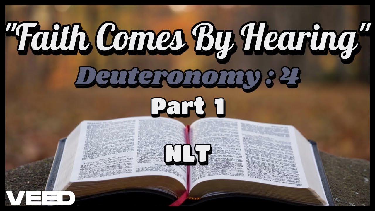 The Holy Bible-Audio Reading:DEUTERONOMY : 4 (Part1) - New Living Translation (Paraphrase) - 28.1.26