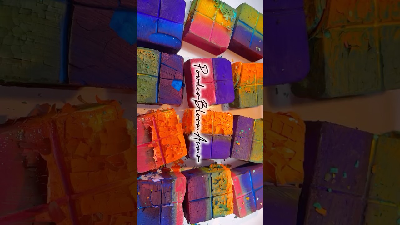 Multidyed Bliss🌈✨ #asmr #gymchalkasmr #dyedgymchalk #fyp #trending