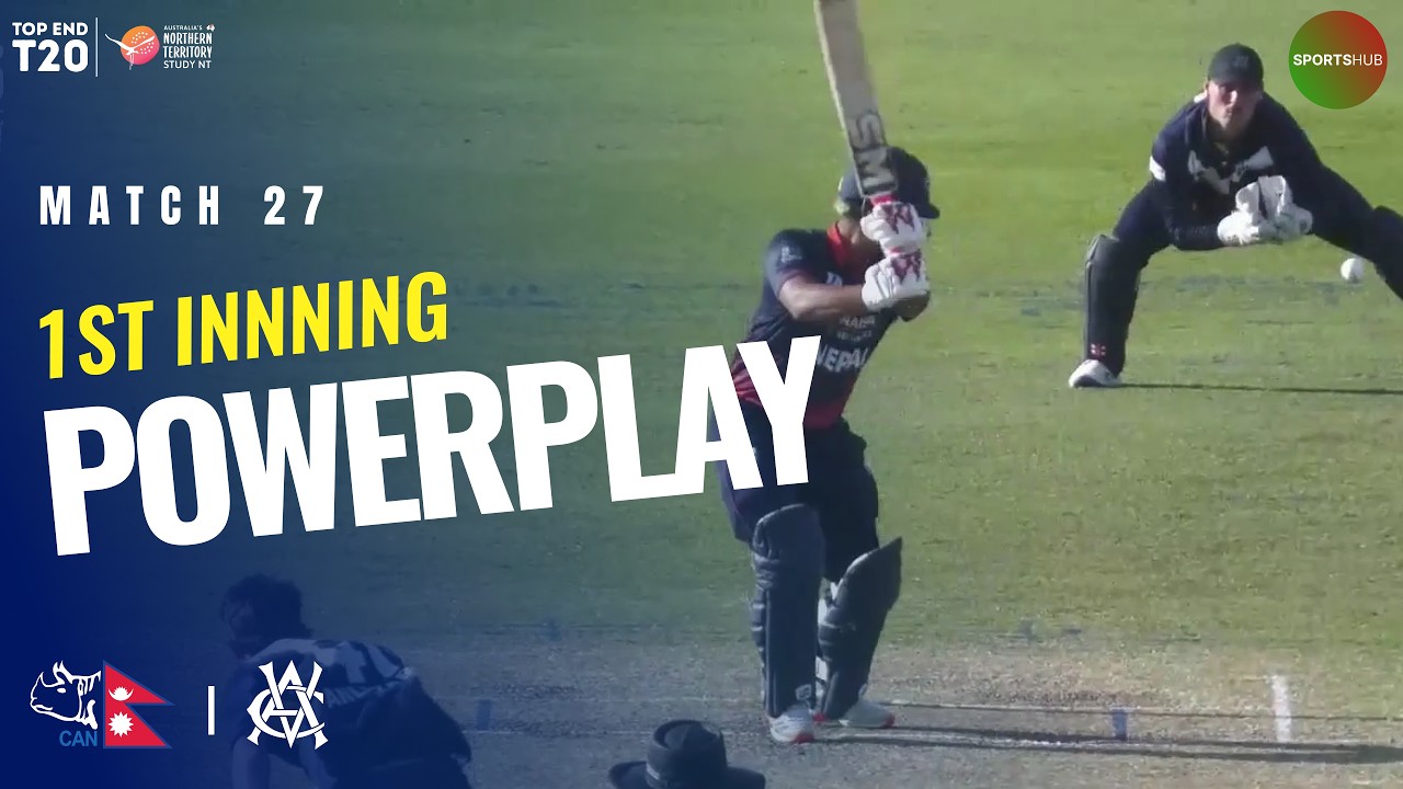 1st Innings Powerplay | Nepal vs Victoria | Match 27 | Top End T20 2026 | ZP1J