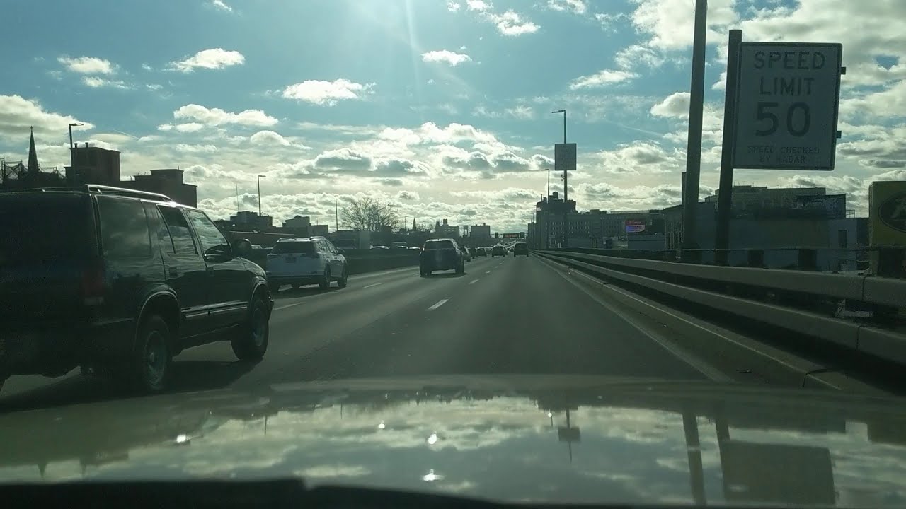 NYC Drive: Ford Crown Victoria down BQE-Gowanus Expressway from Brooklyn Heights to Bay Ridge