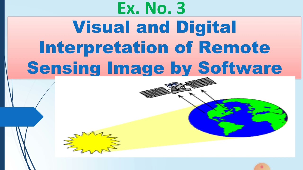 Visual & Digital Interpretation of Remote Sensing Image by Software