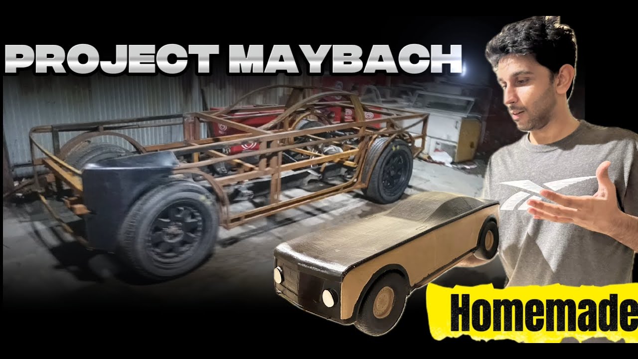 Pillars A B C Construct. Maybach Virgil Abloh. #diy #automobile #carmodification #car #pakistan