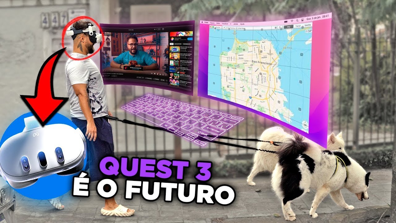 Um mês usando o QUEST 3 e entendi como será o FUTURO!