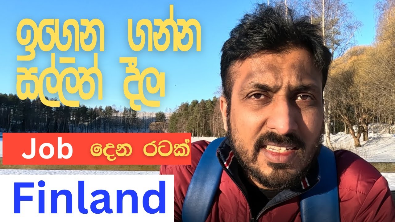 ඉගෙන ගන්න සල්ලිත් දීලා job දෙන රටක් (vlog 23)