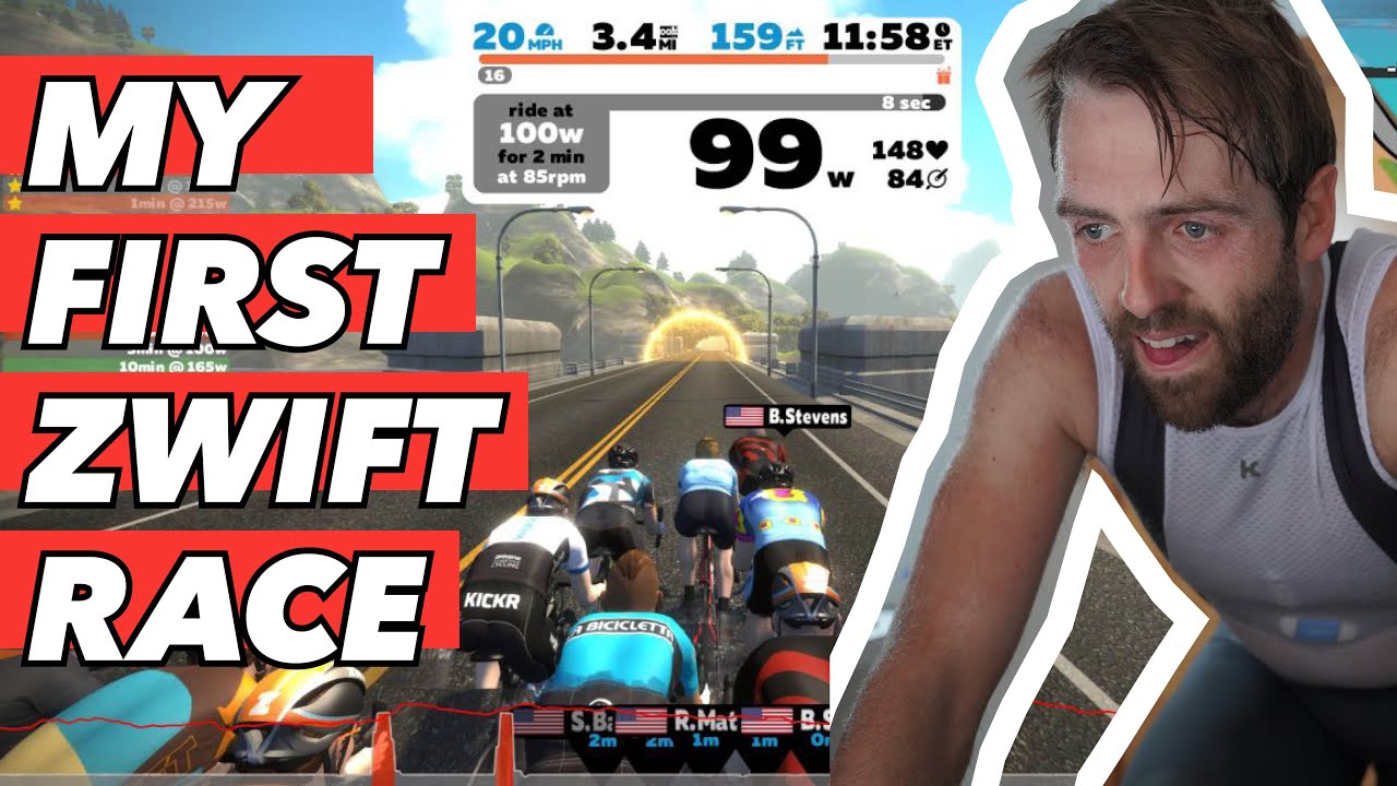 My FIRST ZWIFT RACE