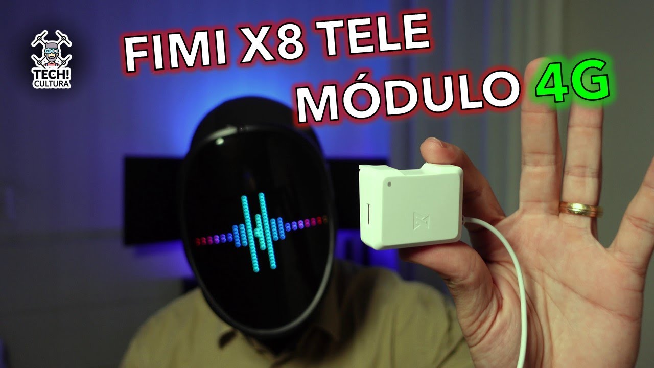 Fimi X8 Tele e Módulo 4G Tudo sobre peça q permite vôo com distância ilimitada - drone bom e barato
