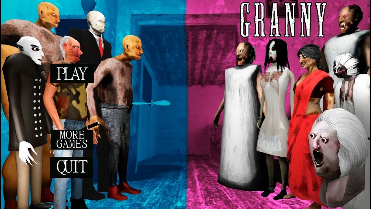 Playing Boys vs Girls Mode! Granny Old House Animation Full Gameplay