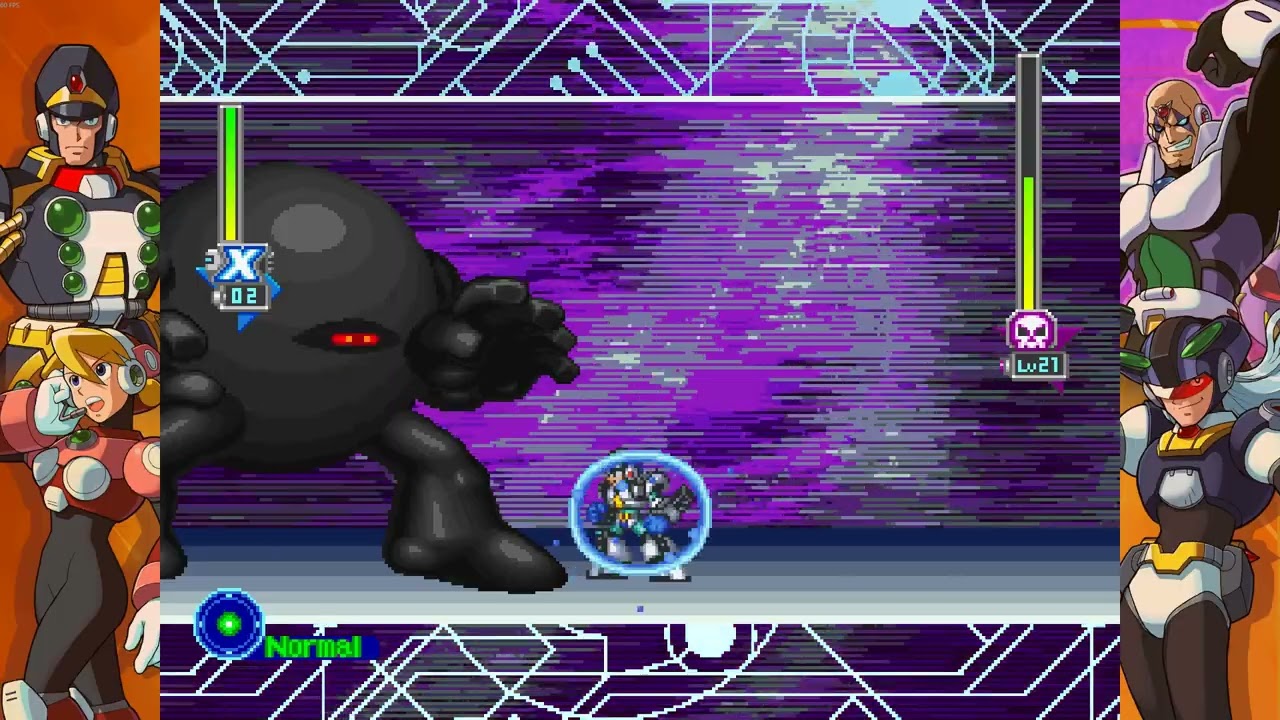 #16-4 洛克人 X5 天星擊篇  零空間1 影子惡魔 60fps (復健2) Mega Man X Legacy Collection 2