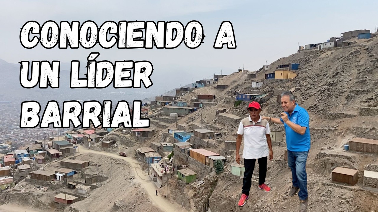 Conociendo a un dirigente, un líder barrial, que lleva a su pueblo al desarrollo