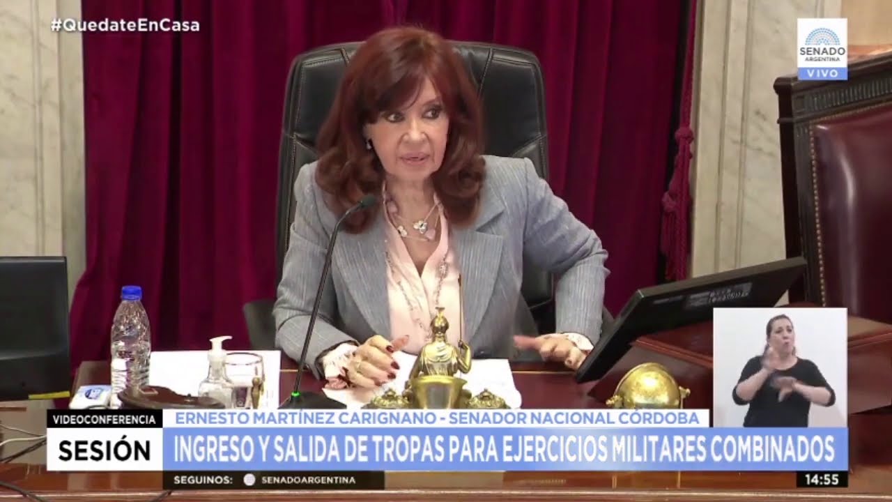 El picante cruce entre CFK y Esteban Bullrich en el Senado: 