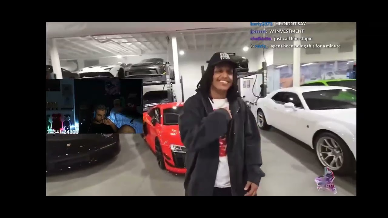 ron reacts to agent new ferrari
