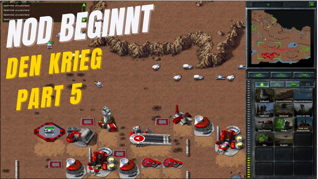 KANE RUFT ZUM KRIEG! 🔥 NOD Kampagne #5 | C&C Remastered 4K Deutsch