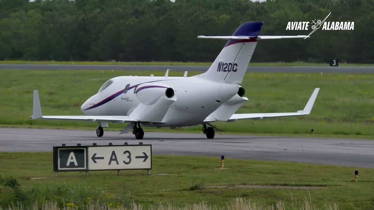 Ruston Aviation's Honda Jet l Takeoff & landing l KASN