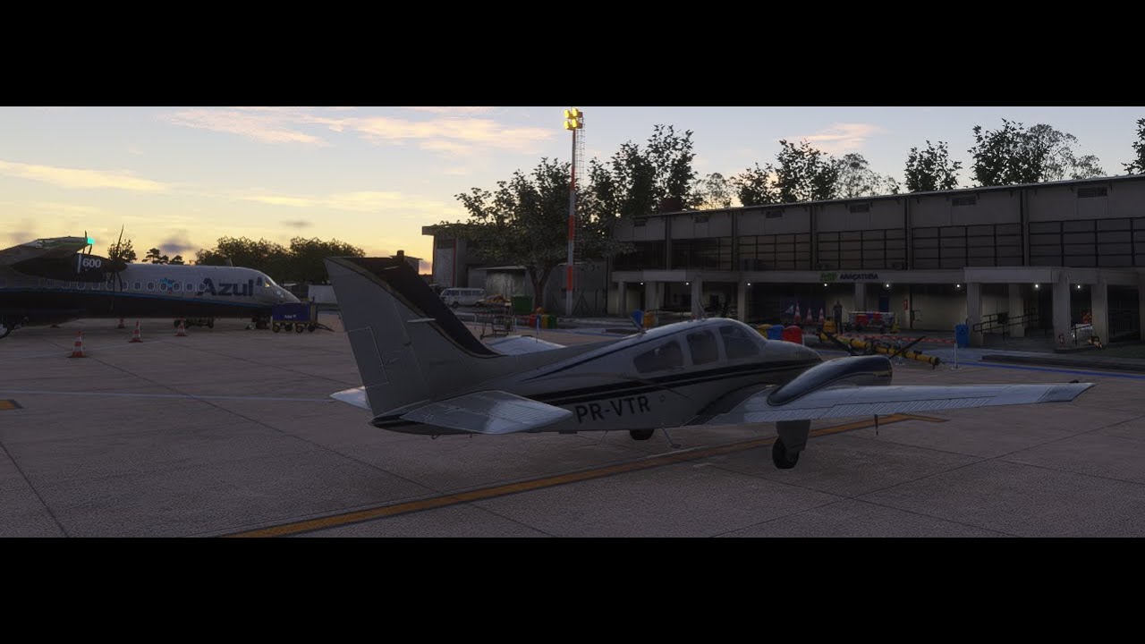 Voo IFR no Baron BE55 ✈️ (SBRP) Ribeirão Preto → (SBAU) Araçatuba   Microsoft Flight Simulator