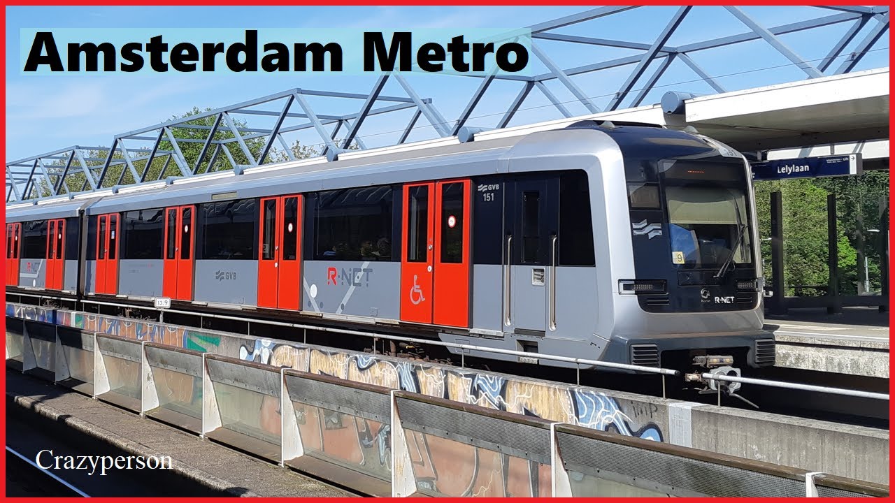 Amsterdam Metro GVB R-net in Mei 2023 met M7 en NS Treinen