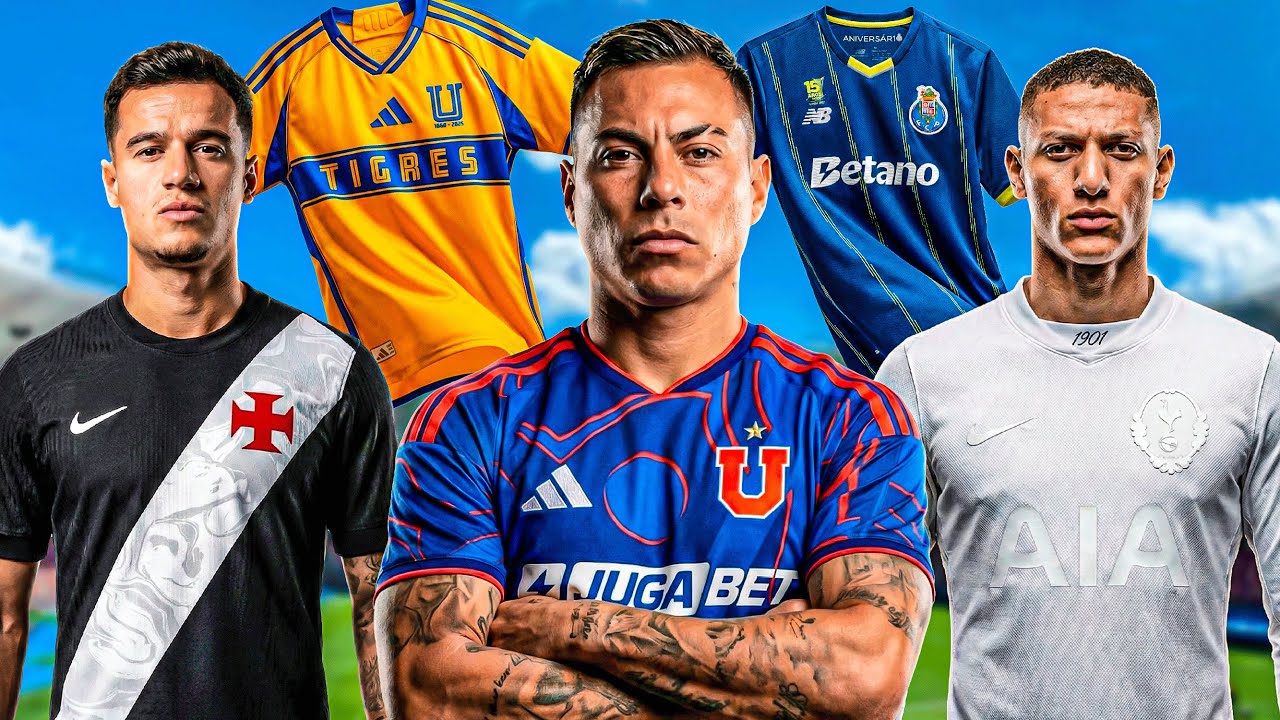 NUEVAS CAMISETAS OFICIALES ( Tottenham - Tigres- U de chile - Flamengo - Junior - Bolivia )