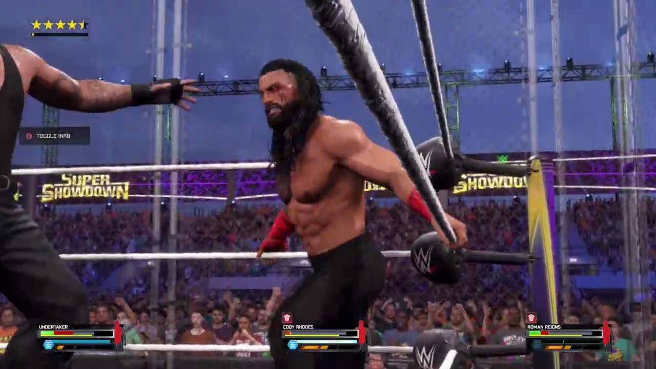 Cody Rhodes vs The Undertaker vs Roman Reigns