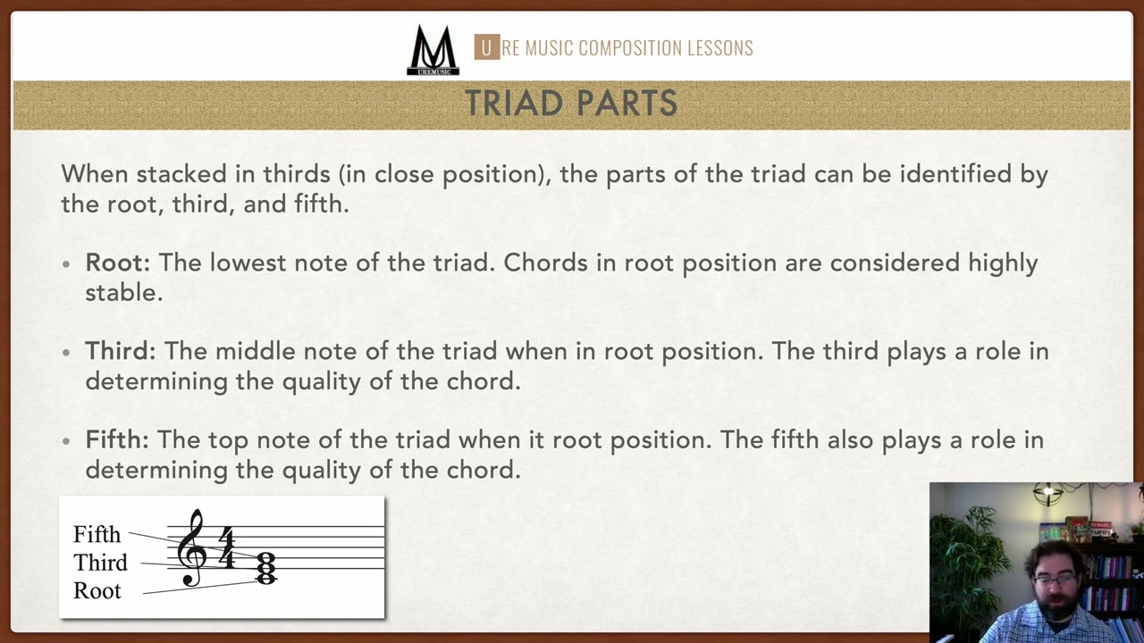 Lecture 1 Triads, Chords, and Scale Degree Names
