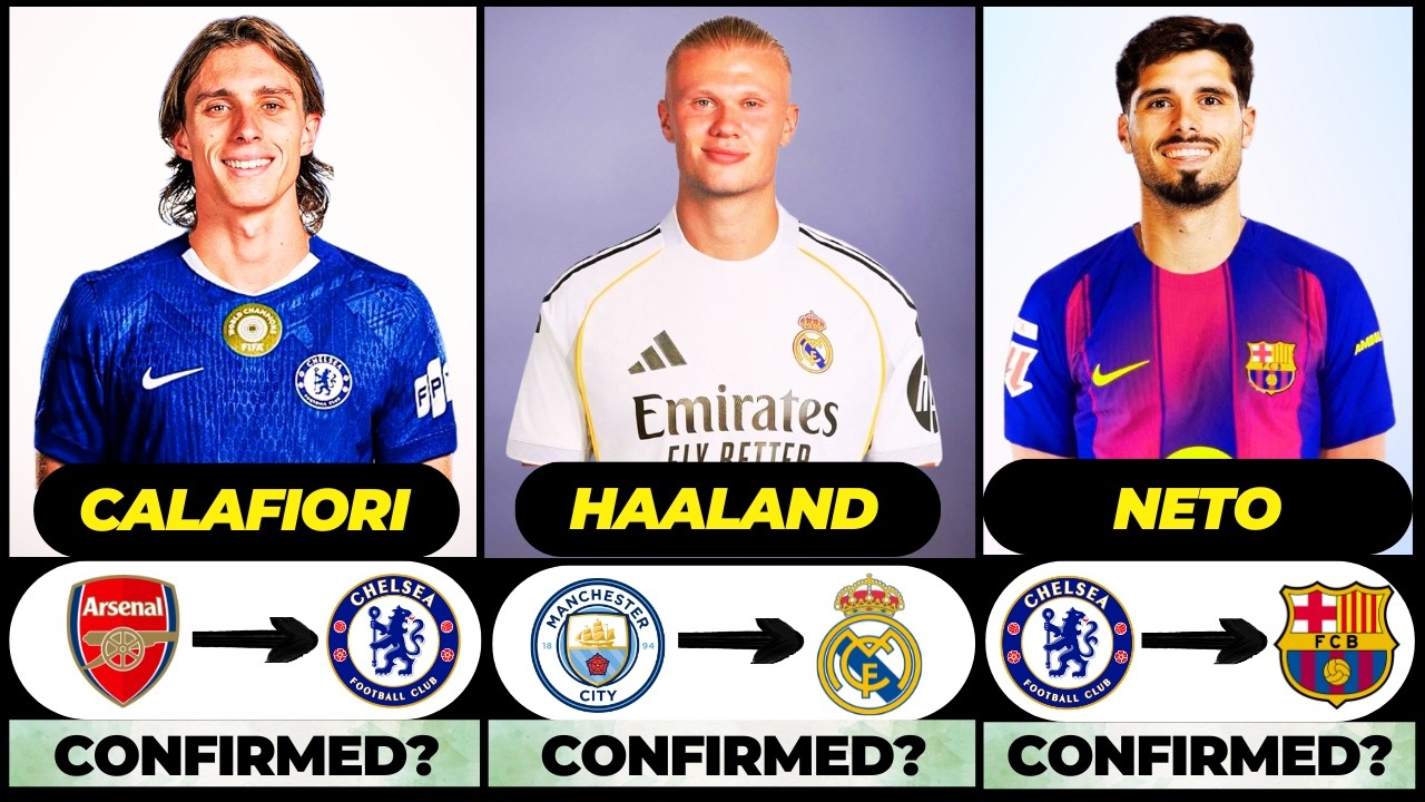 🚨 NEW CONFIRMED TRANSFERS & RUMOURS! 🚨🔥 ft. Haaland, Calafiori, Neto... etc