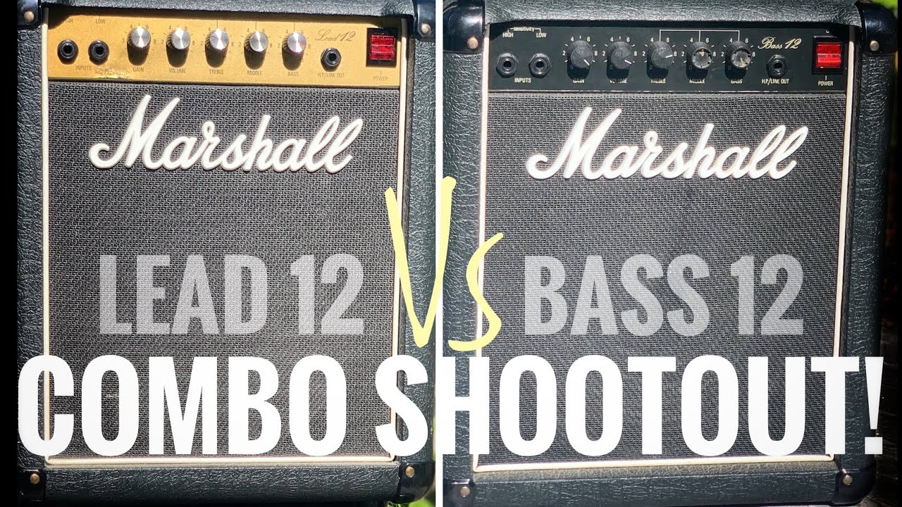 Classic Marshall COMBO Shootout - Bass 12 Vs Lead 12