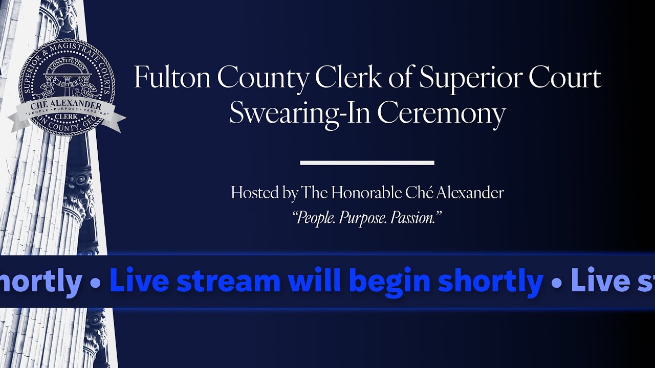 2025 Fulton County Clerk of Superior Court Mass Swearing-In Ceremony