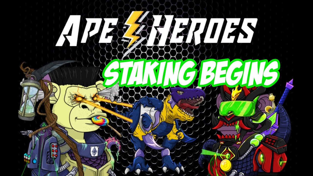 Ape Heroes NFT Staking Starts In Hours