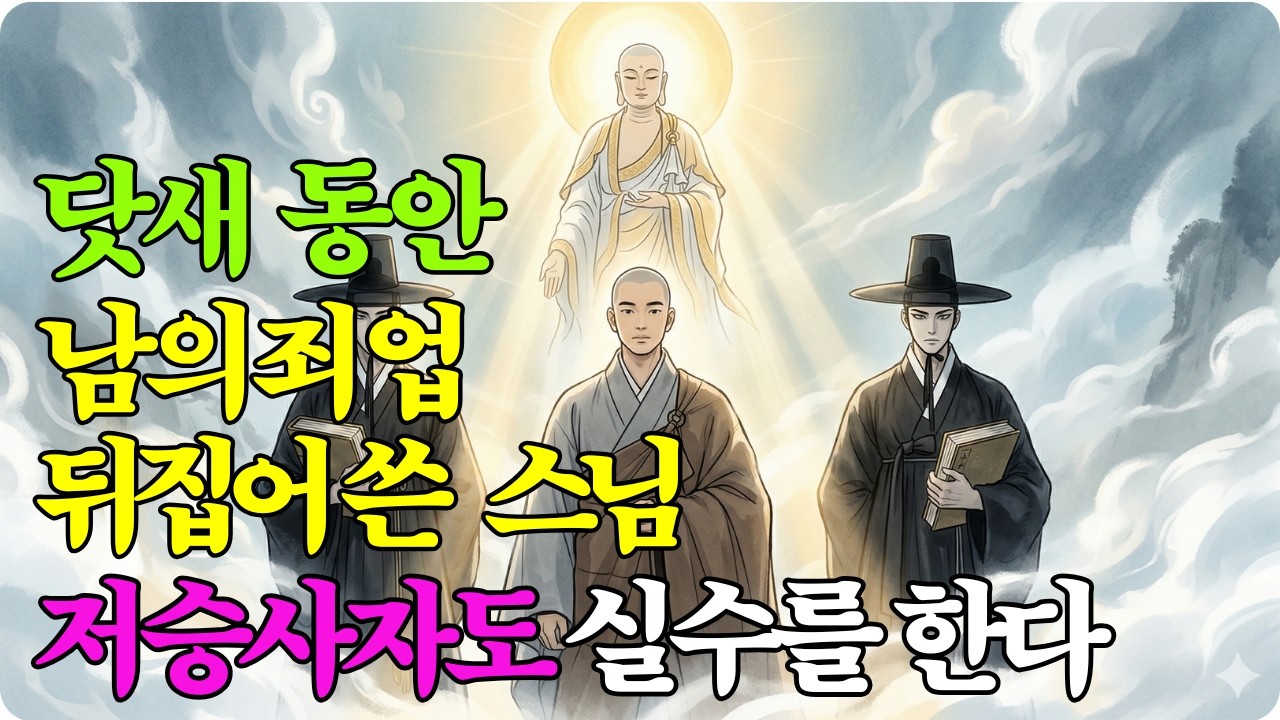 저승사자의 실수로 닷새 동안 남의 죄업을 뒤집어쓴 스님은 과연...