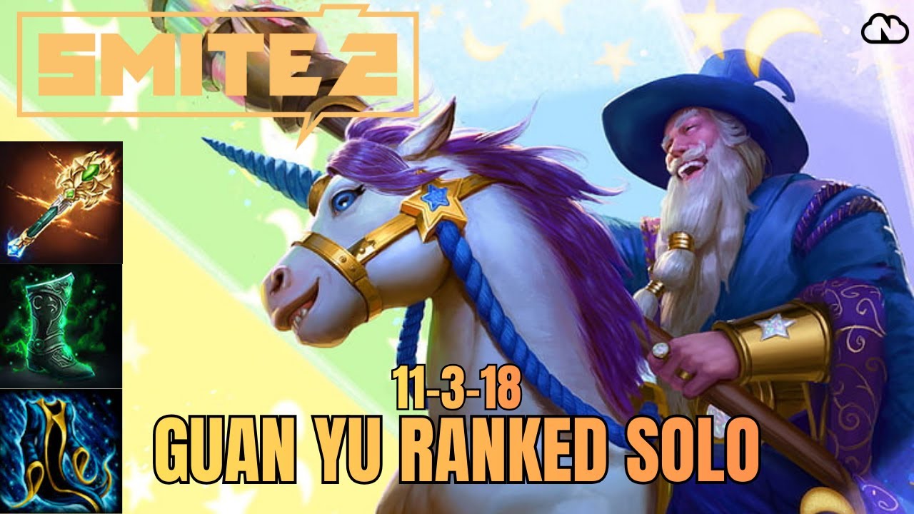 UNSTOPPABLE Guan Yu Solo Ranked Build | Smite 2