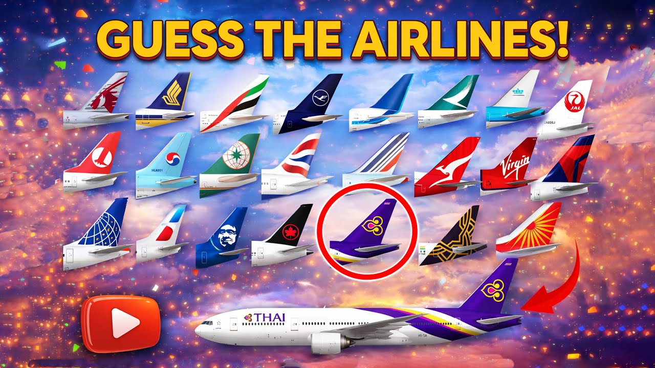 4.Airlines Logo Quiz ✈️ | Guess the Airways by Tail Logo