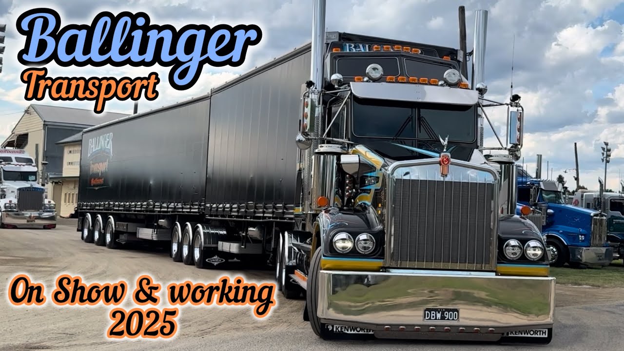 Ballinger Transport on show & working 2025 #customtrucks #trucking 