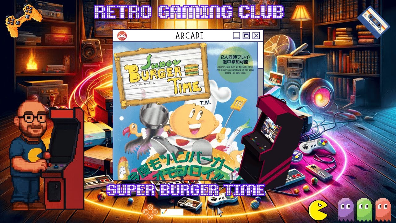 Super BurgerTime | Arcade | Review & Gameplay | Bigger Burgers, Bigger Fun!