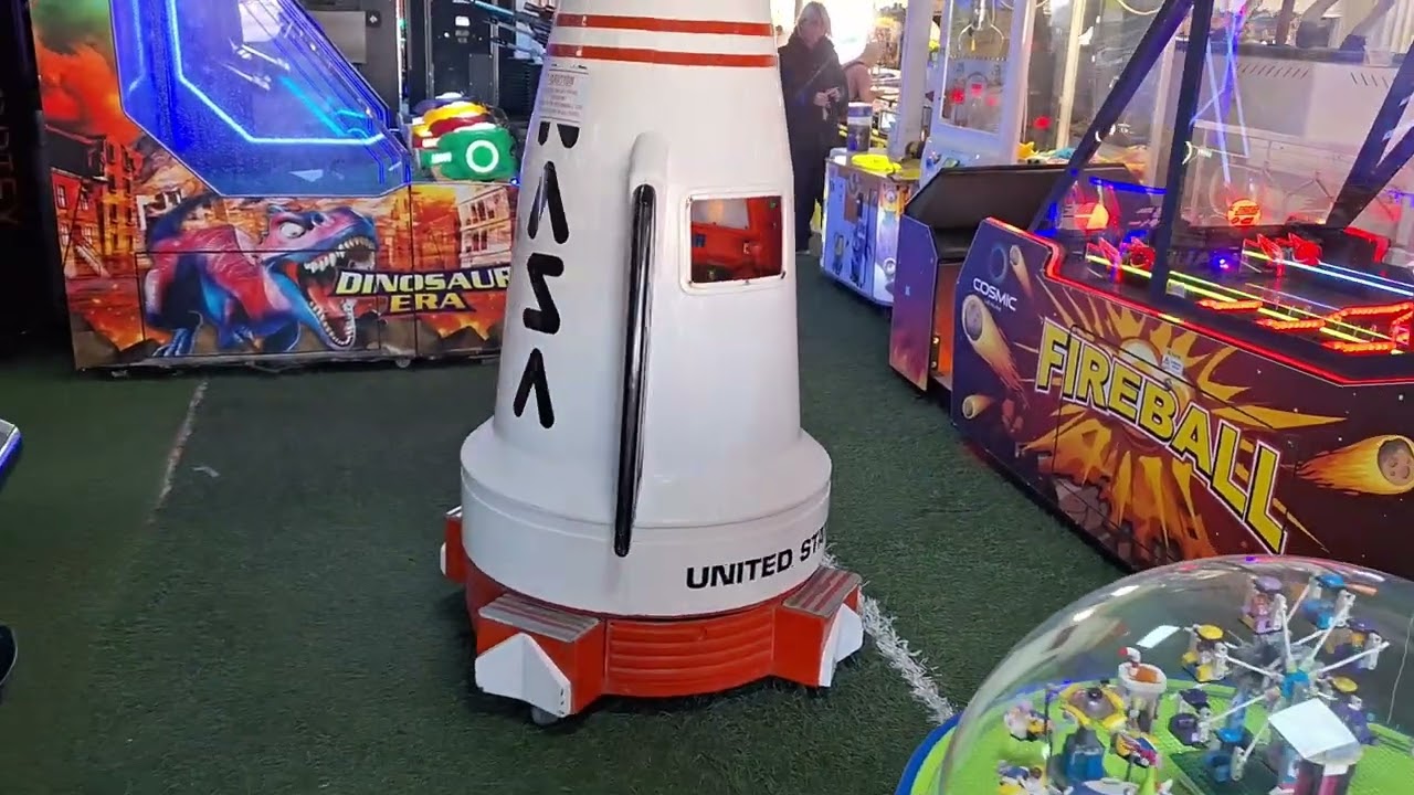 1990s R.G. Mitchell NASA Rocket Coin Operated Ride