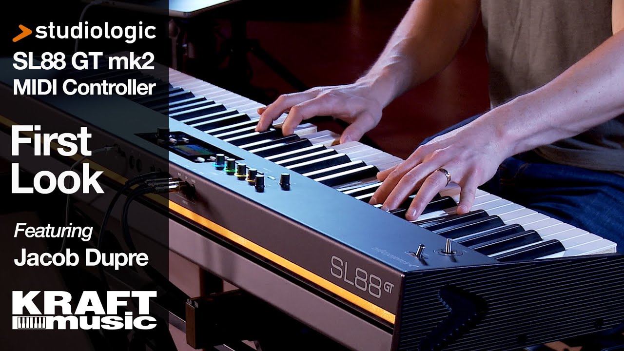 MIDI-контроллер Studiologic SL88 GT mk2 — первый взгляд с Джейкобом Дюпре