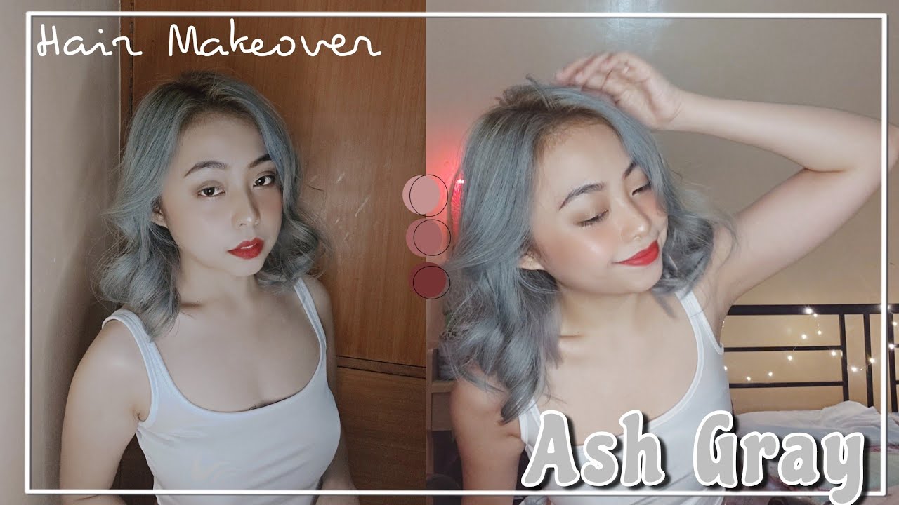 BLEACHING MY HAIR + ASH GRAY 👩‍🦳 I Hair Makeover I Philippines