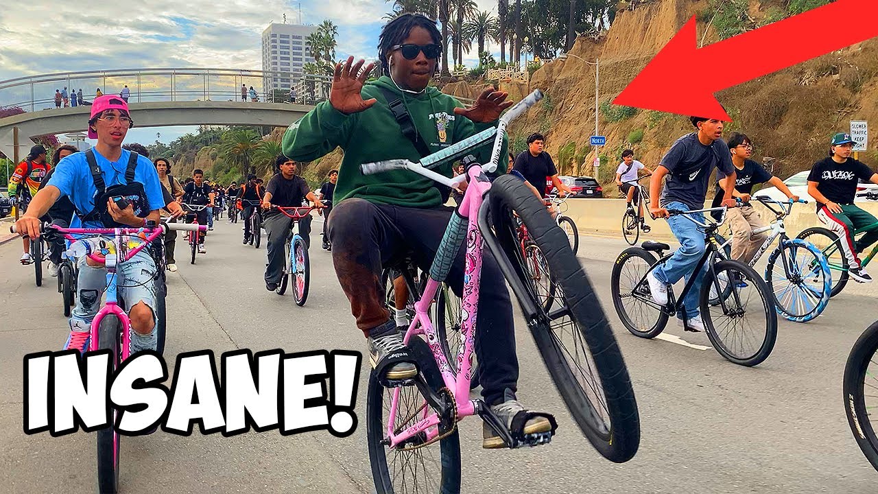 LOS ANGELES BIGGEST RIDEOUT! (GTA V IRL)