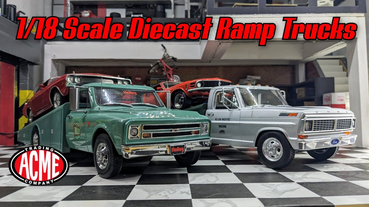 1/18 Scale Diecast Ramp Trucks Collection by Acme