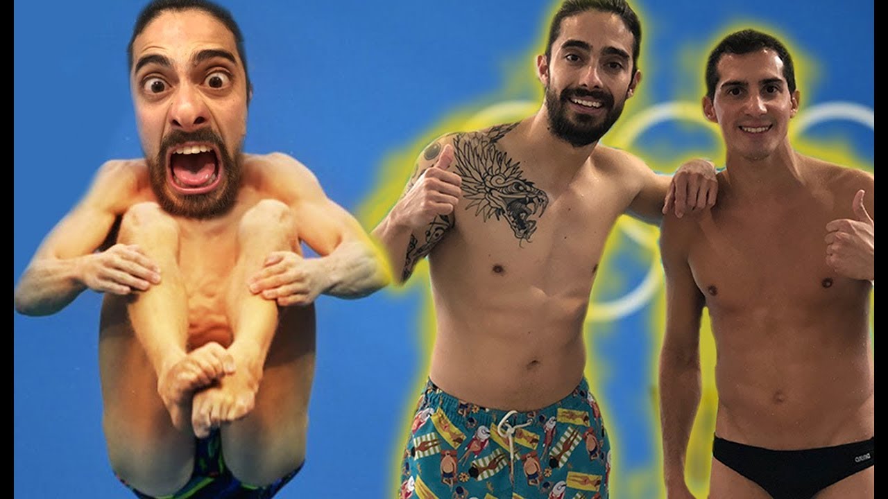 Rommel Pacheco me enseña clavados 🔥