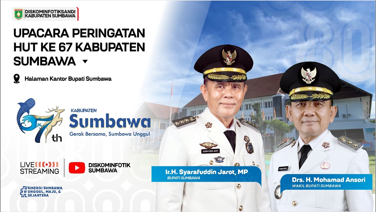 UPACARA PERINGATAN HARI ULANG TAHUN KE 67 KABUPATEN SUMBAWA | 22 JANUARI 2026