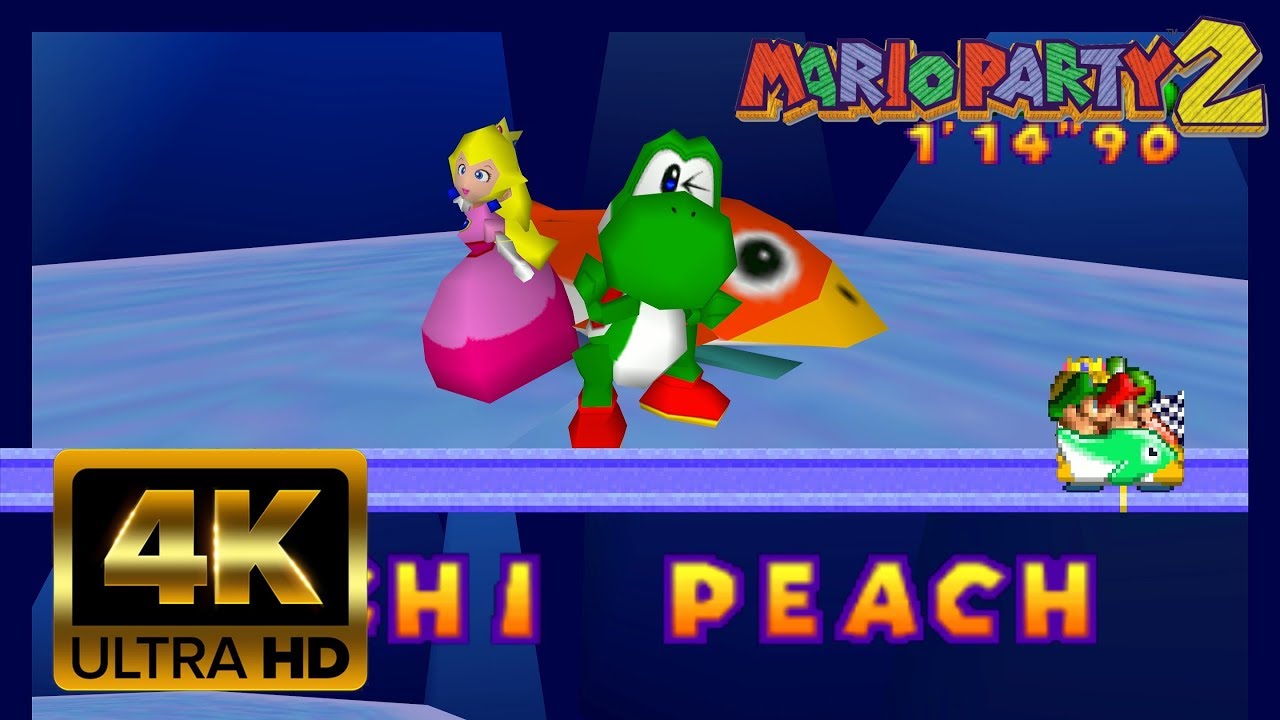 Mario Party 2 - All 2 VS 2 Minigames [4K]