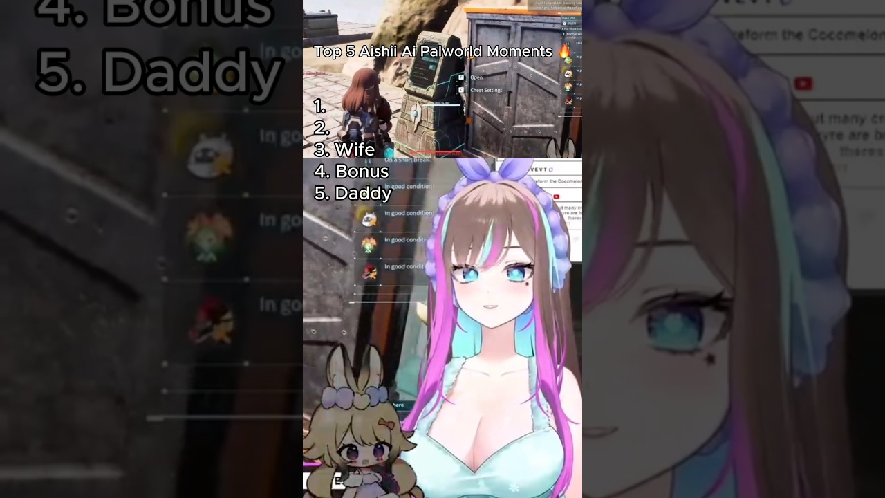 Top 5 Aishii Ai Palworld Moments Ranked 🔥 